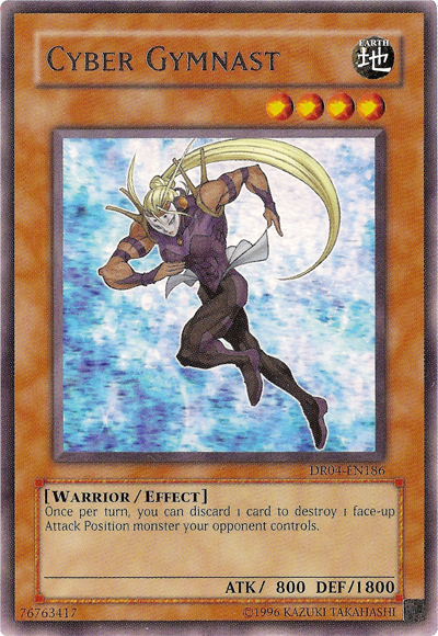 Cyber Gymnast [DR04-EN186] Rare | Jomio and Rueliete's Cards and Comics