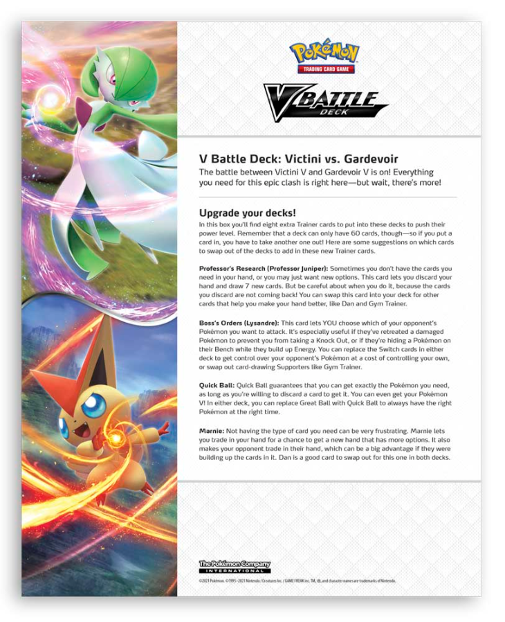 Sword & Shield: Battle Styles - V Battle Deck (Victini vs. Gardevoir) | Jomio and Rueliete's Cards and Comics