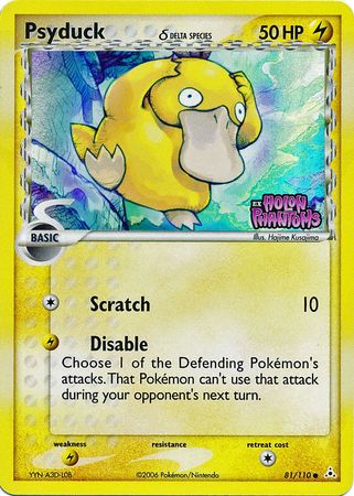 Psyduck (81/110) (Delta Species) (Stamped) [EX: Holon Phantoms] | Jomio and Rueliete's Cards and Comics