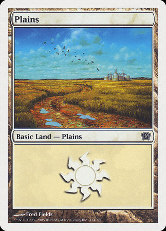Plains (334) [Ninth Edition] | Jomio and Rueliete's Cards and Comics