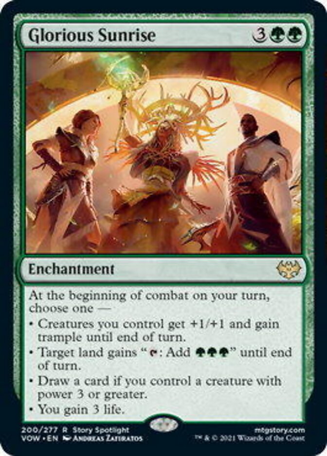 Glorious Sunrise [Innistrad: Crimson Vow] | Jomio and Rueliete's Cards and Comics