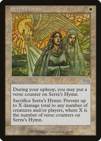 Serra's Hymn [Urza's Saga] | Jomio and Rueliete's Cards and Comics
