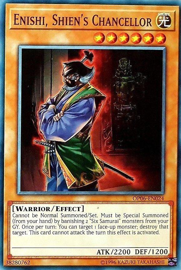 Enishi, Shien's Chancellor [OP06-EN024] Common | Jomio and Rueliete's Cards and Comics