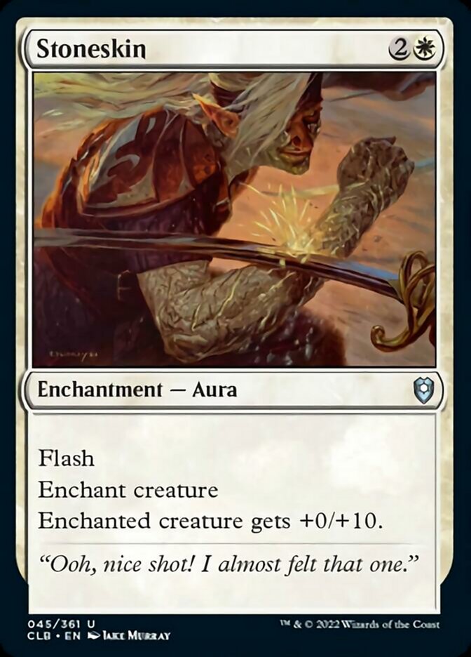 Stoneskin [Commander Legends: Battle for Baldur's Gate] | Jomio and Rueliete's Cards and Comics