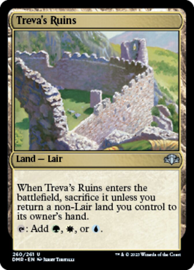 Treva's Ruins [Dominaria Remastered] | Jomio and Rueliete's Cards and Comics