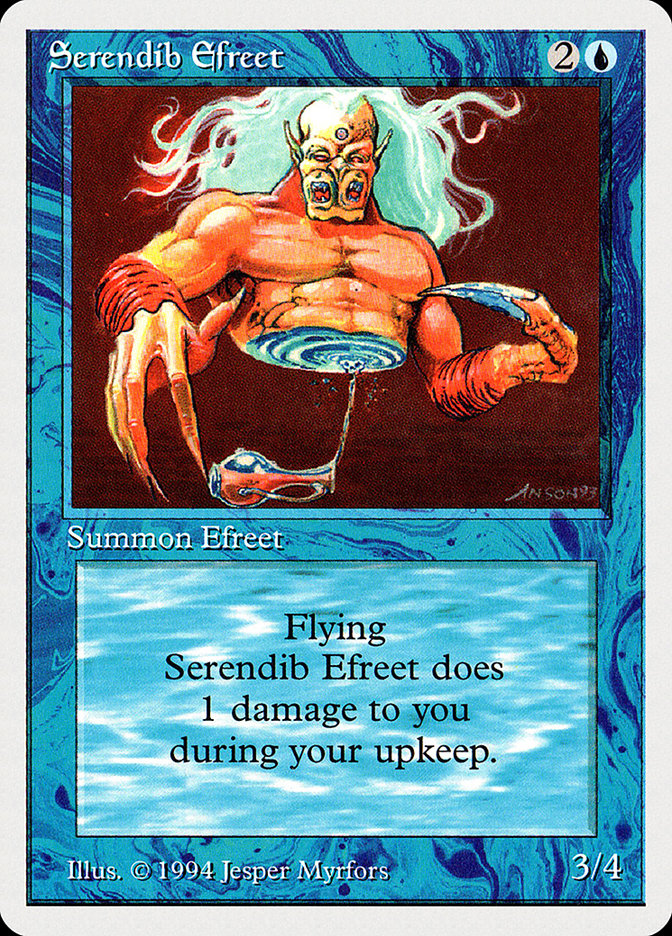 Serendib Efreet [Summer Magic / Edgar] | Jomio and Rueliete's Cards and Comics