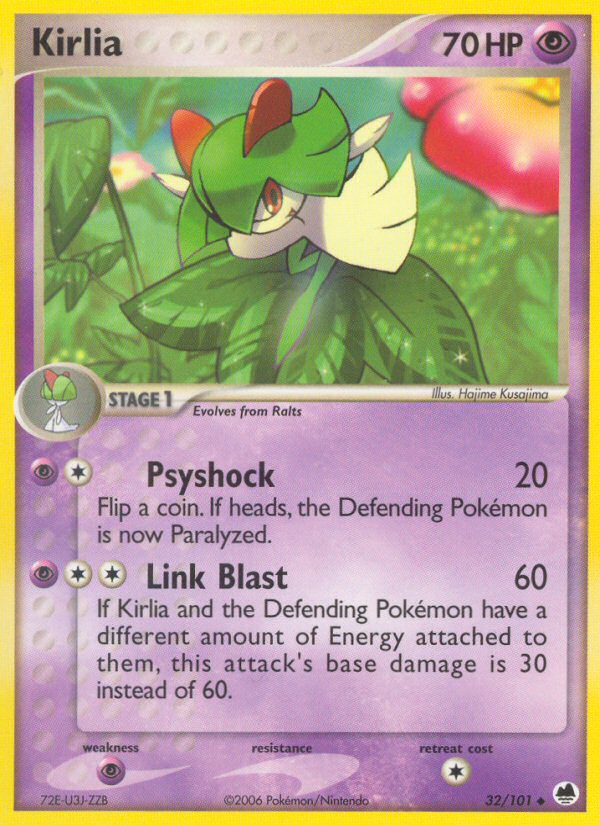 Kirlia (32/101) [EX: Dragon Frontiers] | Jomio and Rueliete's Cards and Comics