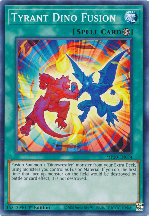 Tyrant Dino Fusion [MP20-EN074] Common | Jomio and Rueliete's Cards and Comics