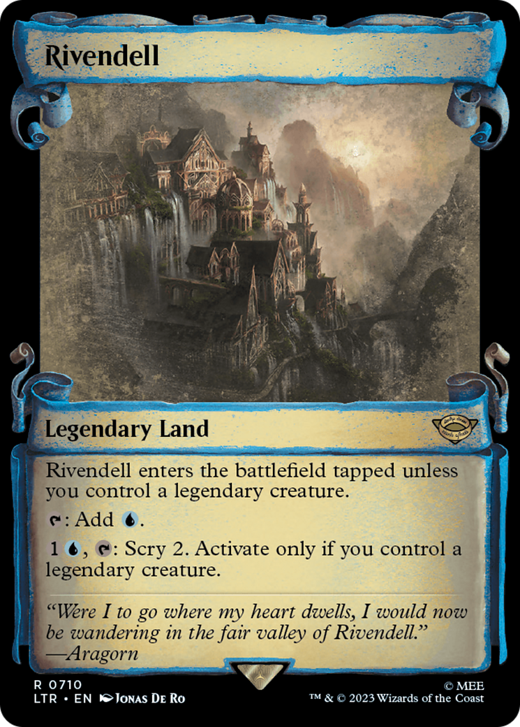 Rivendell [The Lord of the Rings: Tales of Middle-Earth Showcase Scrolls] | Jomio and Rueliete's Cards and Comics