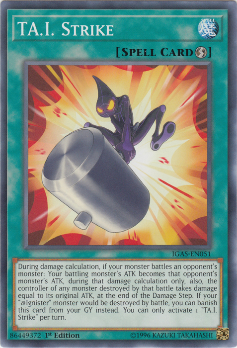 TA.I. Strike [IGAS-EN051] Common | Jomio and Rueliete's Cards and Comics
