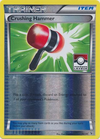 Crushing Hammer (34/39) (League Promo) [XY: Kalos Starter Set] | Jomio and Rueliete's Cards and Comics