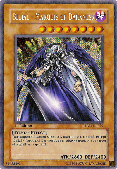 Belial - Marquis of Darkness [PTDN-EN099] Secret Rare | Jomio and Rueliete's Cards and Comics