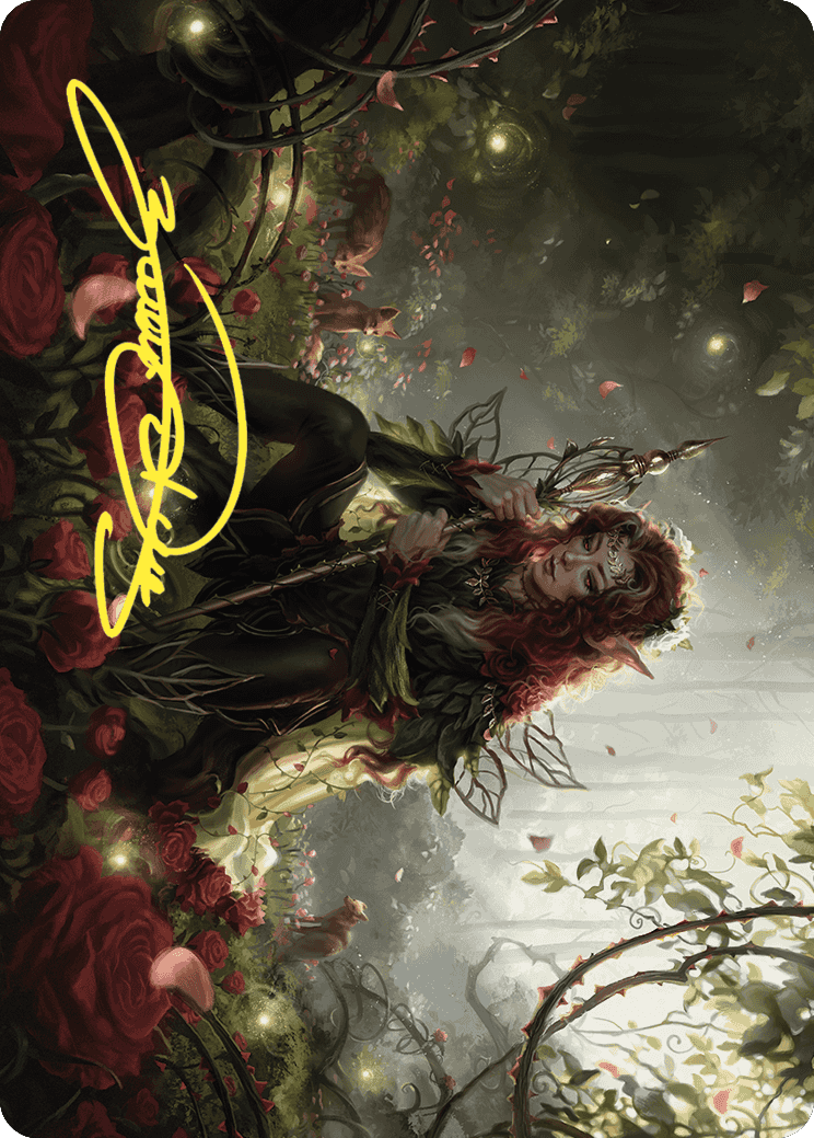 Yenna, Redtooth Regent Art Card (Gold-Stamped Signature) [Wilds of Eldraine Art Series] | Jomio and Rueliete's Cards and Comics