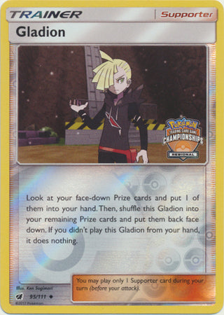 Gladion (95/111) (Regional Championship Promo) [Sun & Moon: Crimson Invasion] | Jomio and Rueliete's Cards and Comics