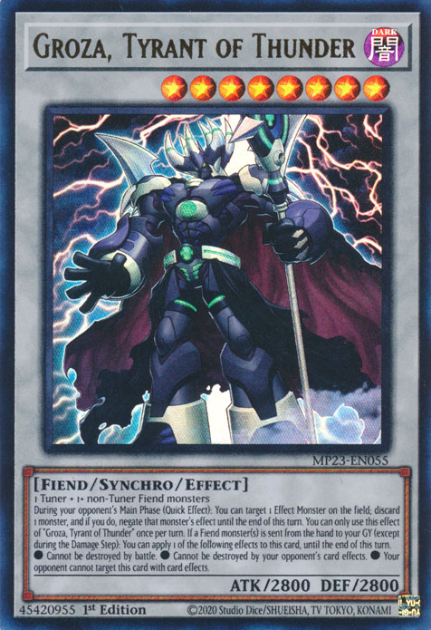Groza, Tyrant of Thunder [MP23-EN055] Ultra Rare | Jomio and Rueliete's Cards and Comics