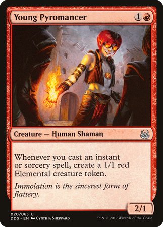 Young Pyromancer [Duel Decks: Mind vs. Might] | Jomio and Rueliete's Cards and Comics