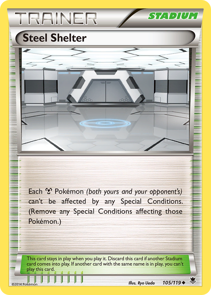 Steel Shelter (105/119) [XY: Phantom Forces] | Jomio and Rueliete's Cards and Comics