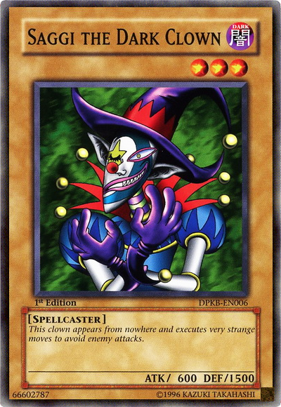 Saggi the Dark Clown [DPKB-EN006] Common | Jomio and Rueliete's Cards and Comics