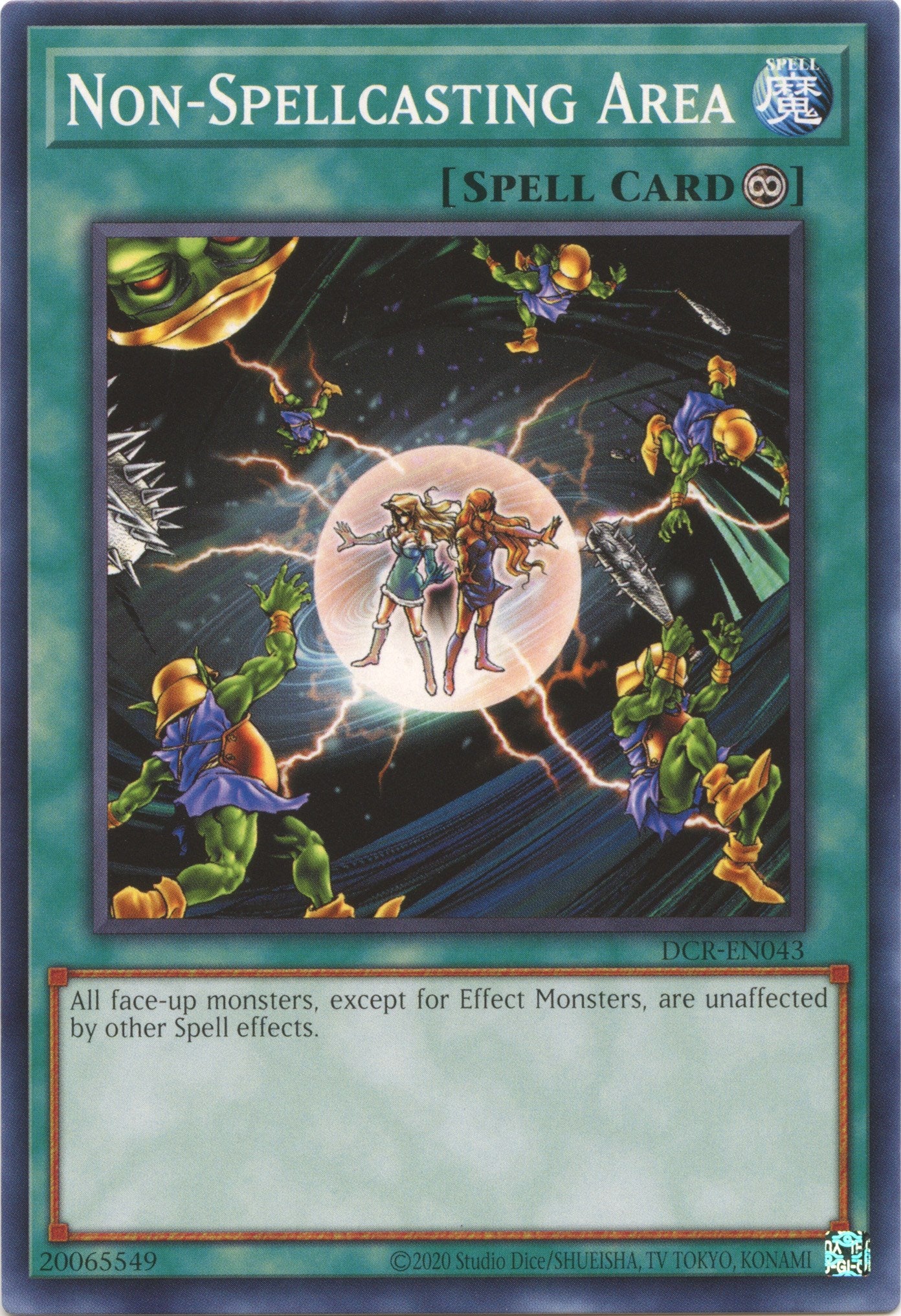 Non-Spellcasting Area (25th Anniversary) [DCR-EN043] Common | Jomio and Rueliete's Cards and Comics