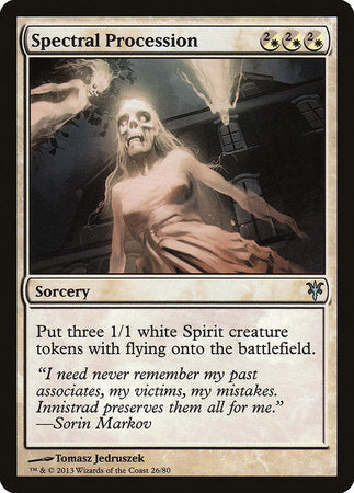 Spectral Procession [Duel Decks: Sorin vs. Tibalt] | Jomio and Rueliete's Cards and Comics