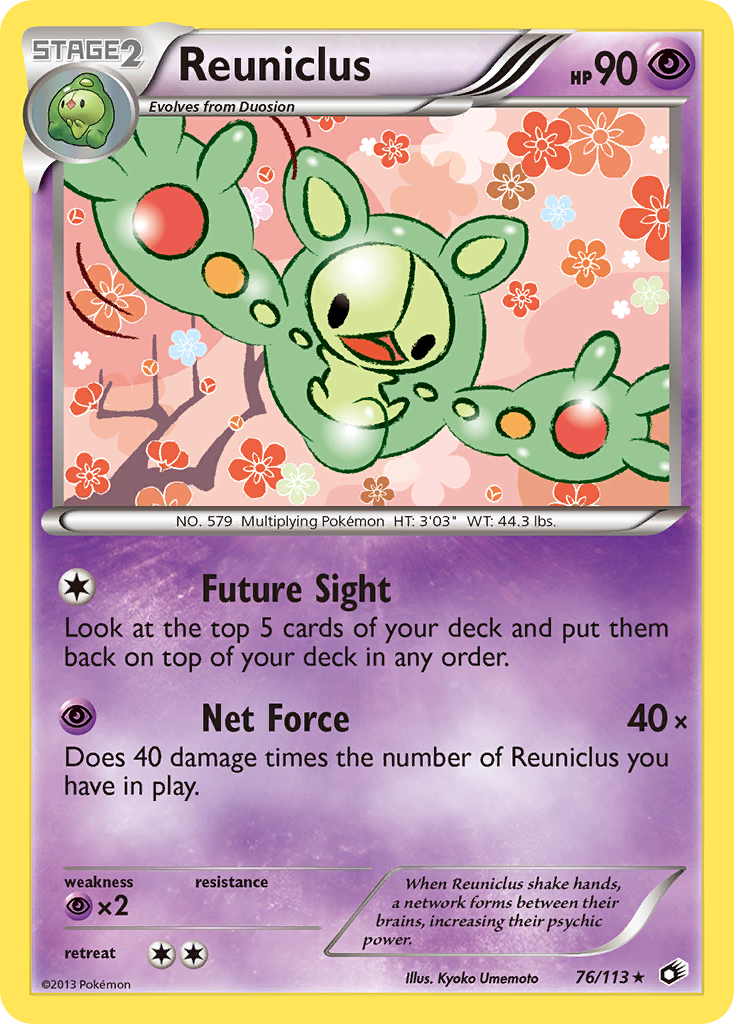 Reuniclus (76/113) [Black & White: Legendary Treasures] | Jomio and Rueliete's Cards and Comics