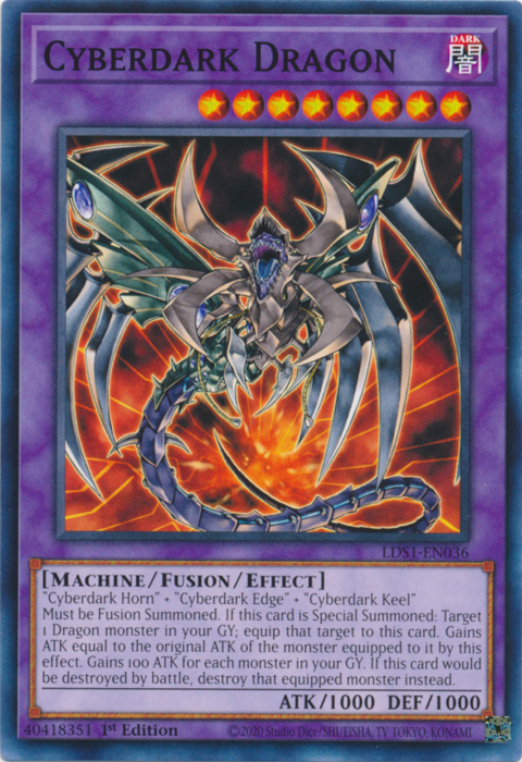 Cyberdark Dragon [LDS1-EN036] Common | Jomio and Rueliete's Cards and Comics