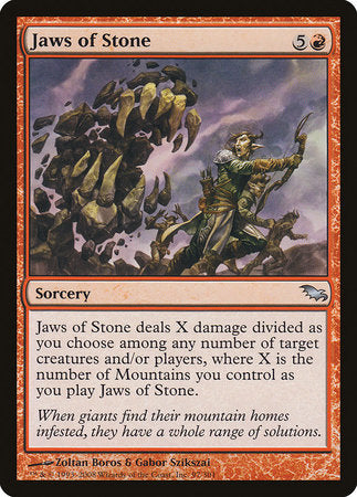 Jaws of Stone [Shadowmoor] | Jomio and Rueliete's Cards and Comics
