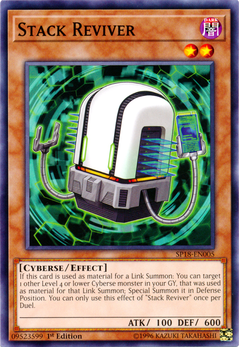 Stack Reviver [SP18-EN005] Common | Jomio and Rueliete's Cards and Comics