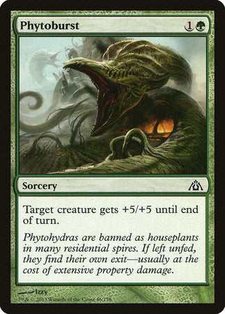 Phytoburst [Dragon's Maze] | Jomio and Rueliete's Cards and Comics