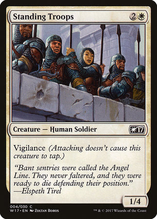 Standing Troops [Welcome Deck 2017] | Jomio and Rueliete's Cards and Comics