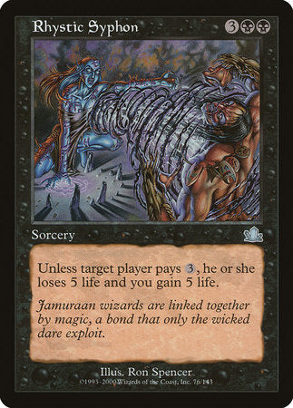 Rhystic Syphon [Prophecy] | Jomio and Rueliete's Cards and Comics