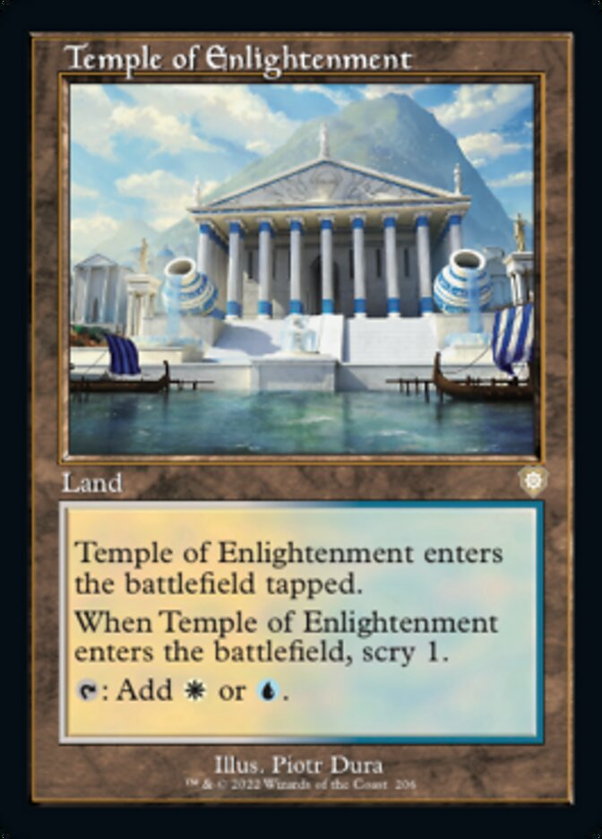 Temple of Enlightenment (Retro) [The Brothers' War Commander] | Jomio and Rueliete's Cards and Comics