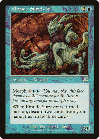 Riptide Survivor [Scourge] | Jomio and Rueliete's Cards and Comics