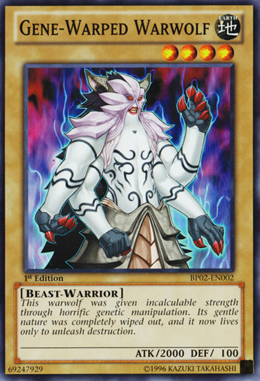 Gene-Warped Warwolf [BP02-EN002] Mosaic Rare | Jomio and Rueliete's Cards and Comics