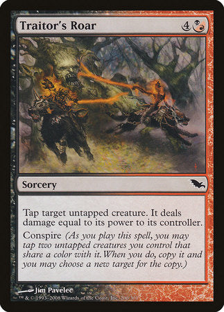 Traitor's Roar [Shadowmoor] | Jomio and Rueliete's Cards and Comics
