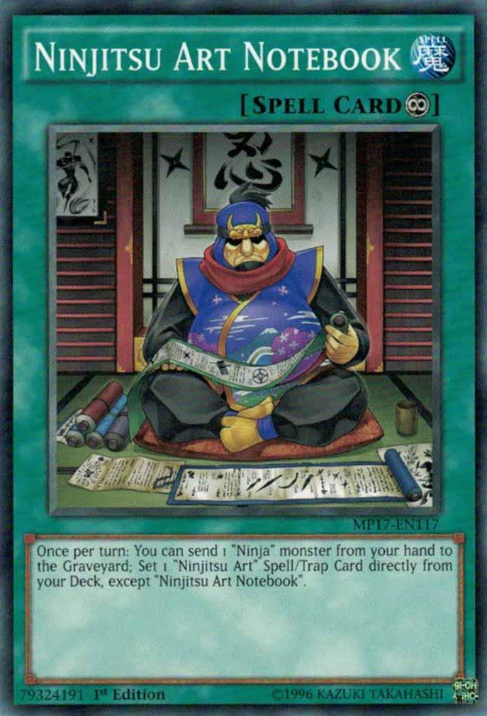 Ninjitsu Art Notebook [MP17-EN117] Common | Jomio and Rueliete's Cards and Comics