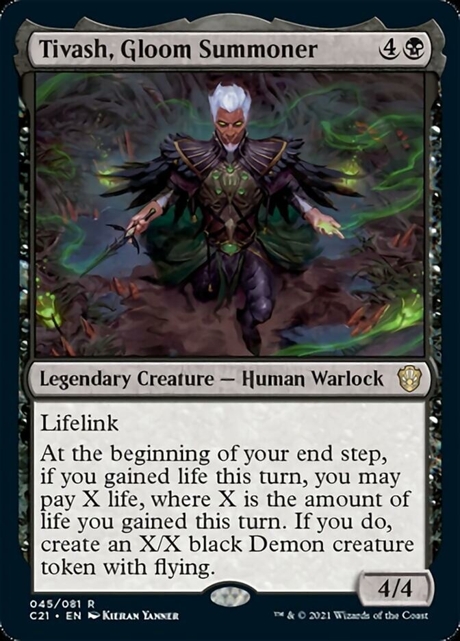Tivash, Gloom Summoner [Commander 2021] | Jomio and Rueliete's Cards and Comics