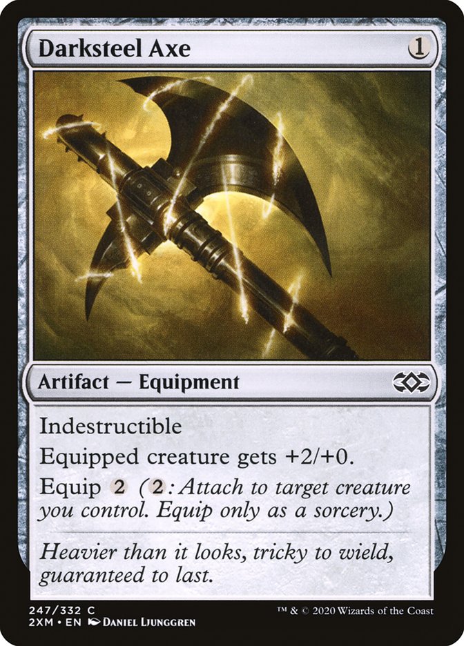 Darksteel Axe [Double Masters] | Jomio and Rueliete's Cards and Comics