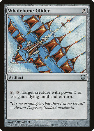 Whalebone Glider [Coldsnap Theme Decks] | Jomio and Rueliete's Cards and Comics