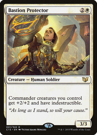 Bastion Protector [Commander 2015] | Jomio and Rueliete's Cards and Comics