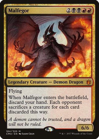 Malfegor [Commander Anthology] | Jomio and Rueliete's Cards and Comics