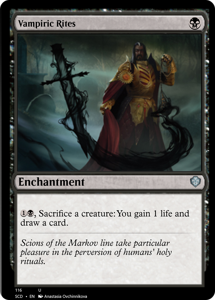 Vampiric Rites [Starter Commander Decks] | Jomio and Rueliete's Cards and Comics