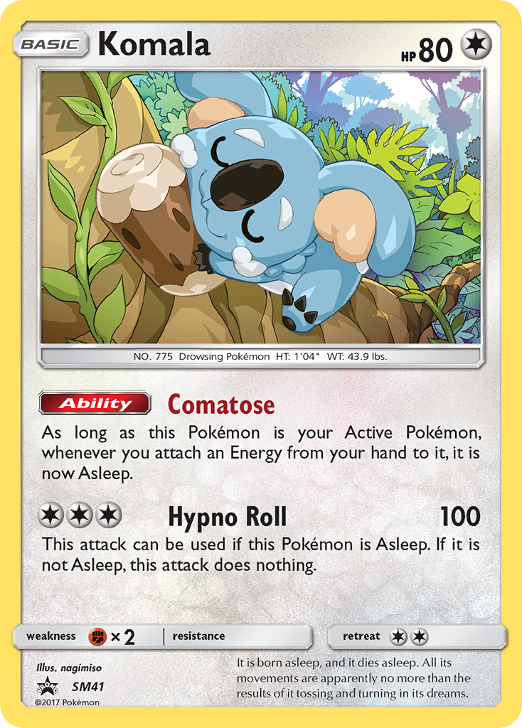 Komala (SM41) [Sun & Moon: Black Star Promos] | Jomio and Rueliete's Cards and Comics