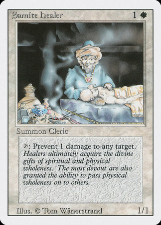 Samite Healer [Revised Edition] | Jomio and Rueliete's Cards and Comics