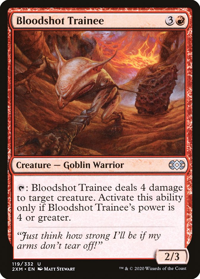 Bloodshot Trainee [Double Masters] | Jomio and Rueliete's Cards and Comics