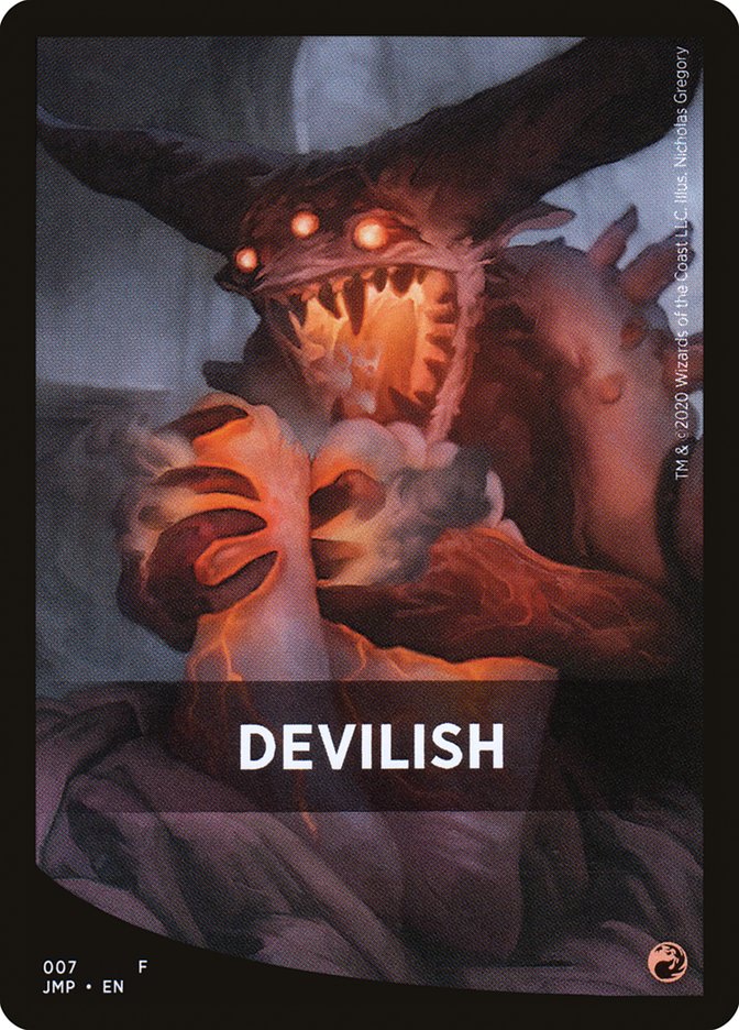 Devilish Theme Card [Jumpstart Front Cards] | Jomio and Rueliete's Cards and Comics