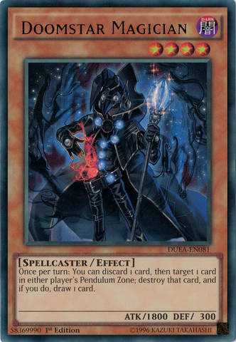 Doomstar Magician [DUEA-EN081] Ultra Rare | Jomio and Rueliete's Cards and Comics