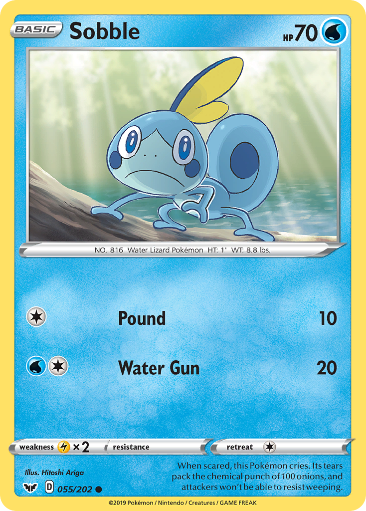 Sobble (055/202) [Sword & Shield: Base Set] | Jomio and Rueliete's Cards and Comics