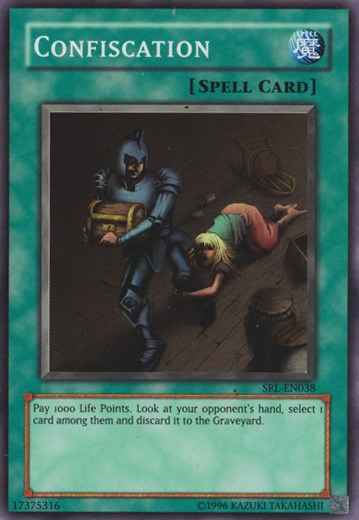 Confiscation [SRL-EN038] Super Rare | Jomio and Rueliete's Cards and Comics