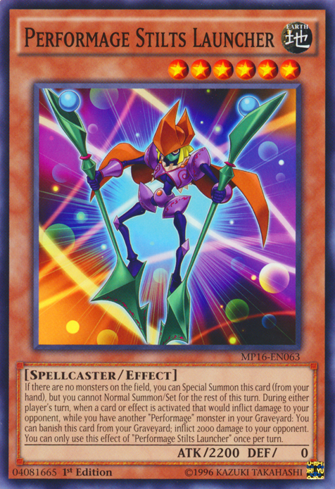 Performage Stilts Launcher [MP16-EN063] Common | Jomio and Rueliete's Cards and Comics